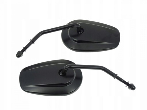 MOT206-00102 - HARLEY DAVIDSON HD ЧОРНІ МЕТАЛЕВІ ДЗЕРКАЛА