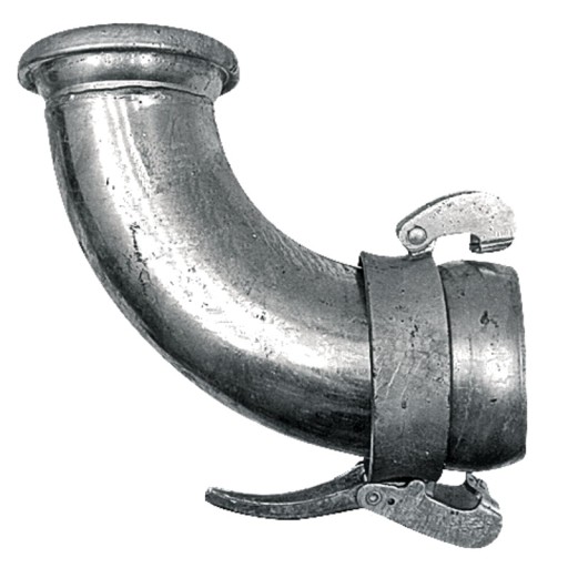 4050220387 - Лікоть 90°, з гніздом і штекером, оцинкований