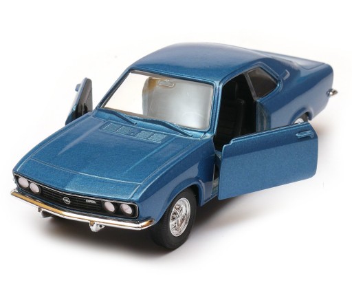 Opel Manta A 1970 Niebieska Metalowy Welly 1:34 - Ceny i opinie