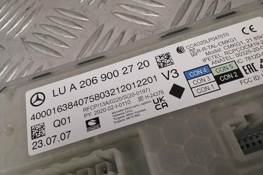 Другие модули mercedes-benz c (w206) a2069002720 2023 г.