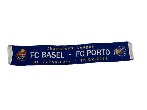 Шарф FC BASEL - FC PORTO двосторонній 129 см х 20 см