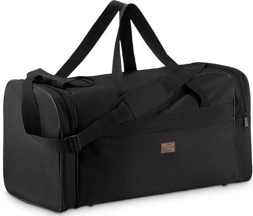 Pánska cestovná taška dámska veľká cestovná taška priestranná čierna ZAGATTO