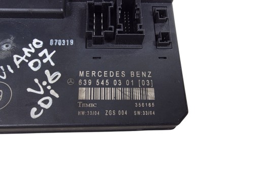 MERCEDES VITO W639 Module fusibles Module SAM ORG. 6395450301