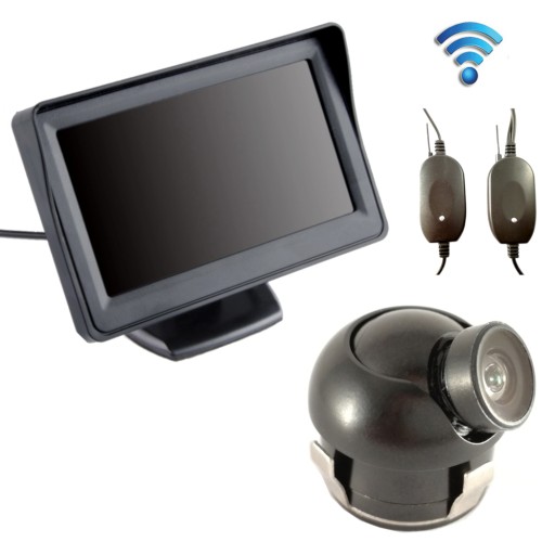 Монитор 4.3 камера заднего вида беспроводная передняя задняя
