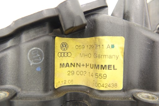 sacie potrubie ľavý AUDI A6 C6 2.7 TDI 059129711AF