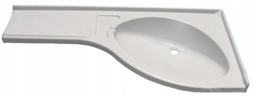 8711.06.00 - Угловая раковина с полкой раковина комета 37, 5x84x15 см