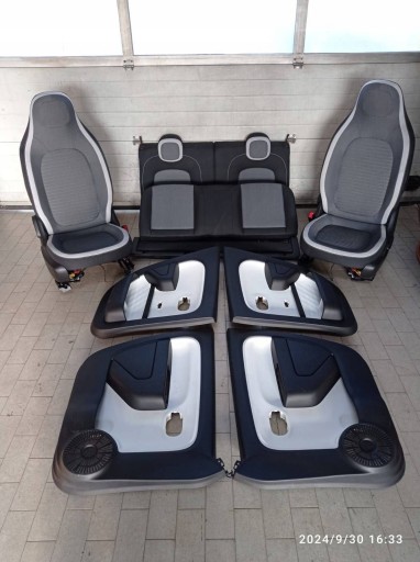 Komplet foteli z boczkami kanapa siedzenia Renault Twingo III elöl liftom