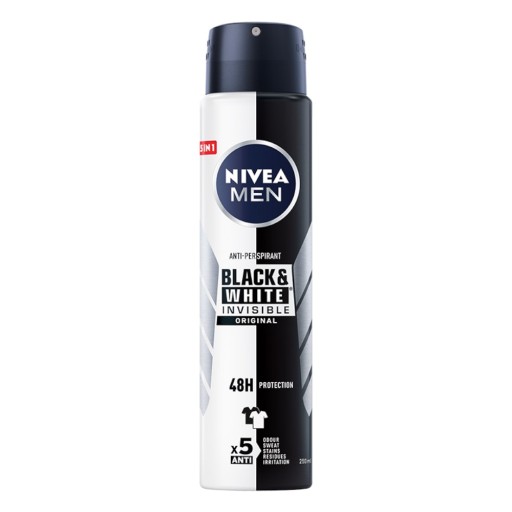 nivea black & white invisible original antyperspirant w sprayu 250 ml   