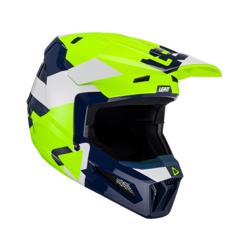 Шолом Leatt GPX 2.5 V23 ендуро крос жовтий fluo S
