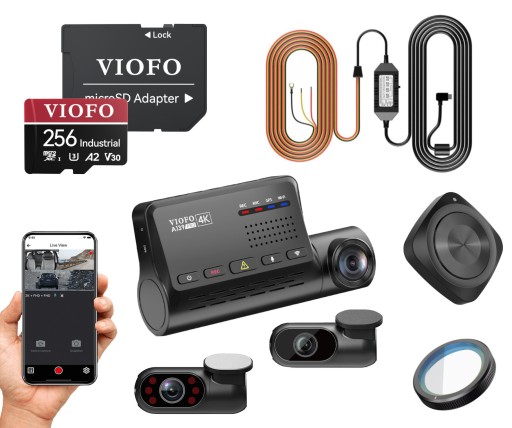 VIOFO A139 PRO 2CH-G 4K GPS CPL + 256GB ACC PILOT