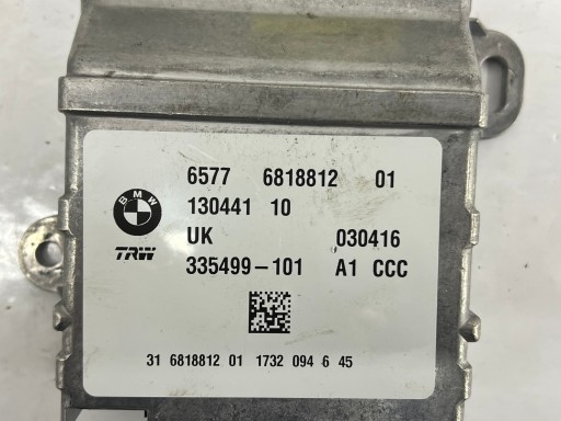 BMW F45 Seria 2 F48 F46 F39 Centralina AIBAG 6818812 9390576 9381837