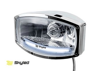 JE320.00 - ФАРА ДАЛЬНЕГО СВЕТА SKYLED JUMBO ELLIPSE (ХРОМ)