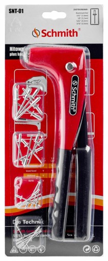 SCHMITH SNT-01 РУЧНОЙ ЗАКЛЕПОЧНИК ДЛЯ ЗАКЛЕПОК + ЗАКЛЕПКИ