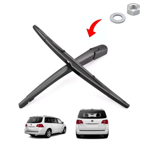 ВАЖІЛЬ СКЛООЧИСНИКА ПЛАСТИК ЗАДНІЙ VW ROUTAN 2008 -