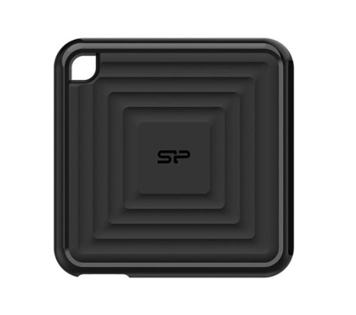 Dysk zewnętrzny przenośny SSD 1TB Silicon Power PC60 USB 3.2 typ C Czarny