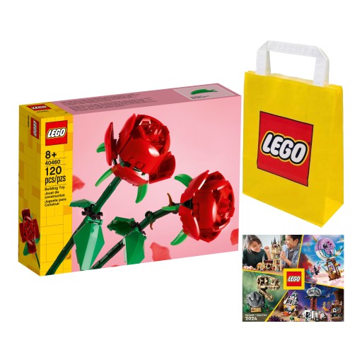 LEGO KVETY 40460 - Ruže +Taška +Katalóg LEGO 2024