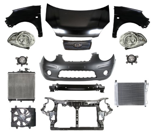 6410107500 - PICANTO 08-11 РЕМЕНЬ ПЕРЕДНЕГО БАМПЕРА КАПОТ КРЫЛО