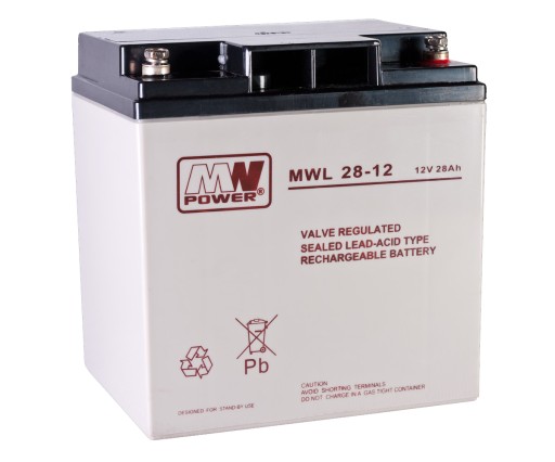 Гелевая батарея 12 в/28 ач mwl m5 pb ибп аварийный источник питания