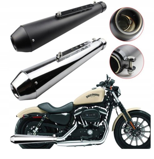 450MM - Глушитель Наконечник Пустой Bobber Scrambler Custom