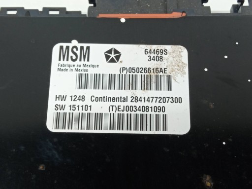 modul ülés 05026616AE Dodge Durango III (2010- )