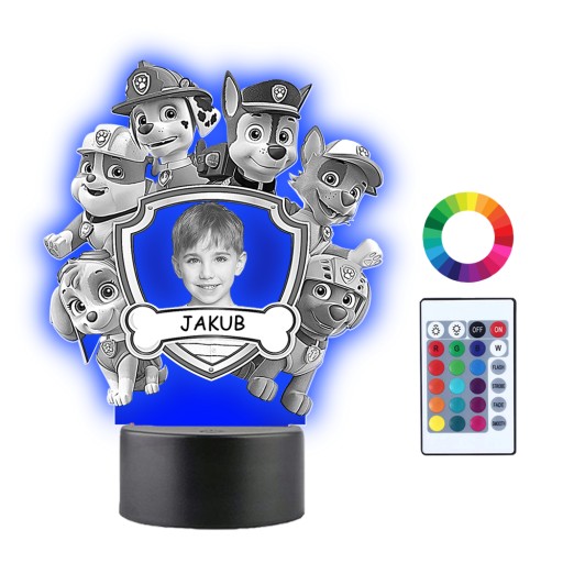 Плексидо нічний світильник різнокольоровий