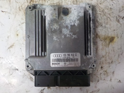 AUDI A3 II 8P computer control unit 03G906016CC 0281011832