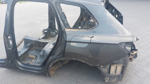 VW TOUAREG III 760 HYBRYDA pillar B threshold fender quarter left rear part