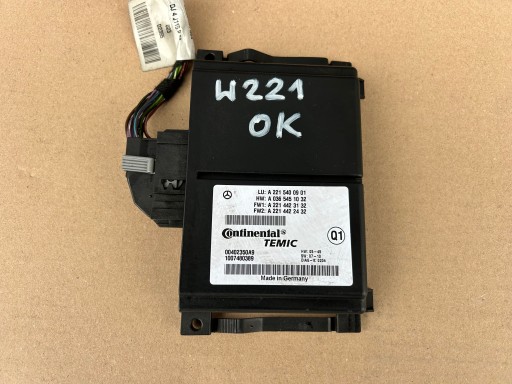 asdW221nmk9 - Модуль контролера mercedes w221 distronic a2215400901