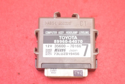 Centralina modulo luci 89960-64070 TOYOTA VERSO 09-18