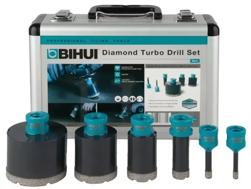 НАБОР КОРОНОЧНЫХ ПИЛ BIHUI DBDMS6 25,35,40,45,50,68