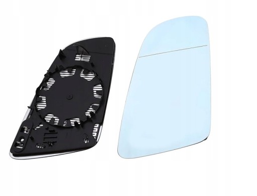 187134 - AUDI A4 (B7) 2004-скло дзеркала синій подг.