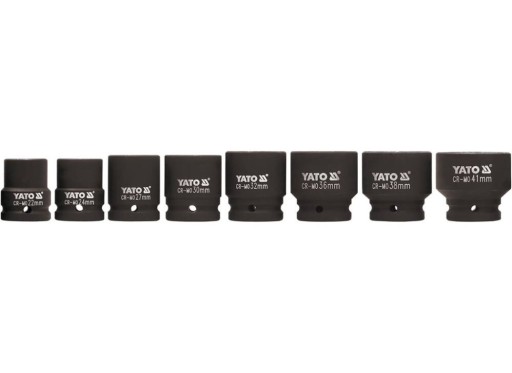 ГОЛОВКИ IMPACT 3/4 8ШТ. 22-41ММ НАБІР YATO