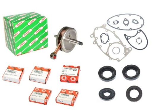 9919 - Колінчастий вал Jawa 50 Romet hogar 200 duells підшипник