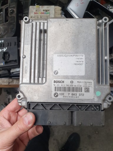 2006 - Контролер комп'ютера двигуна 7803372 0281013502 bmw e87 2.0 d