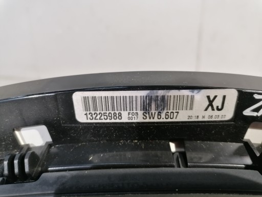 Opel Zafira B dials dials 1.9 CDTI