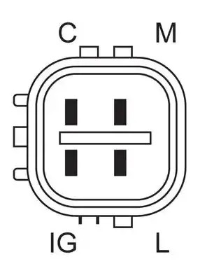 Генератор 80a 0 986 080 570 bosch honda