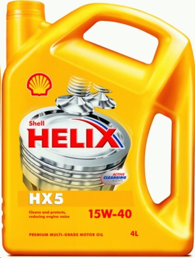 МАСЛО SHELL 15W40 HELIX SUPER HX5 4L