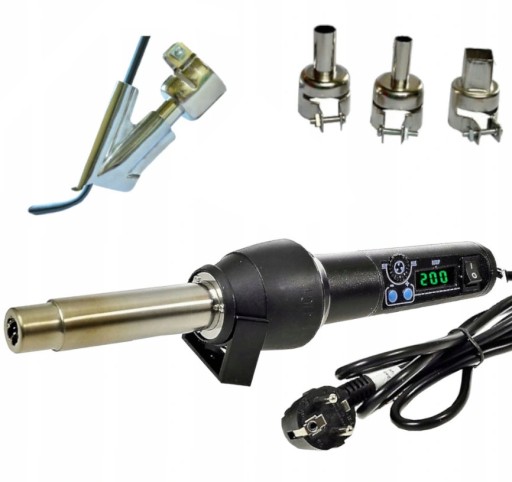 WELDER PLASTIC WEP 8858 + 3X NOZZLES + nozzle BUT