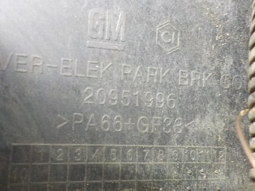 OPEL ANTARA brzda elektrický 20951996 5813