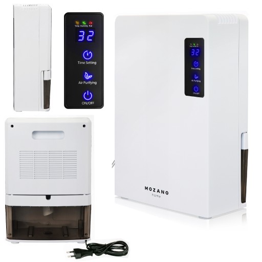 ВЕЛИКИЙ ОСУШУВАЧ ПОВІТРЯ ПОГЛИНАЧ ВОЛОГІ 2200 мл УФ ОЧИЩУВАЧ 90 Вт