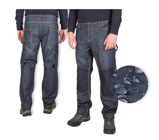 Рабочие брюки джинсы CORDURA 2gat пояс 84 W32 L32