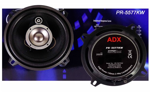 5577 - BM 3-СМУГОВІ ДИНАМІКИ ДЛЯ АВТОМОБІЛЯ СПЕРЕДУ І ЗЗАДУ 13 СМ