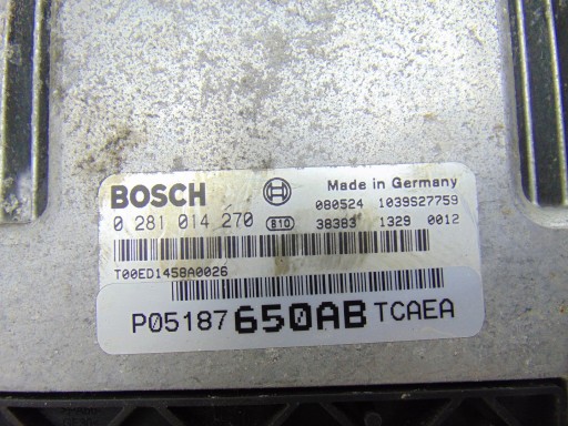 Centralina Motore JEEP PATRIOT 2.0 CRD P05187650AB