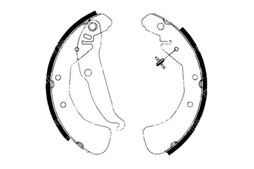 LS1829/DEL - DELPHI ГАЛЬМІВНІ КОЛОДКИ КОМПЛЕКТ. OPEL ASTRA F, AS