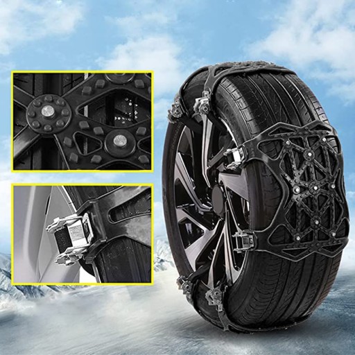 Цепи противоскольжения, зимние цепи, 6 шт. саното