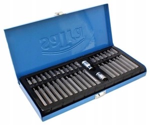 Набір біт шестигранний ключ Spline TORX 40 E біти