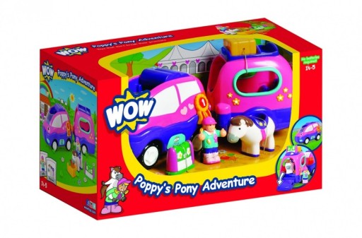 Wow Toys Auto Poppy s prívesom pre koňa