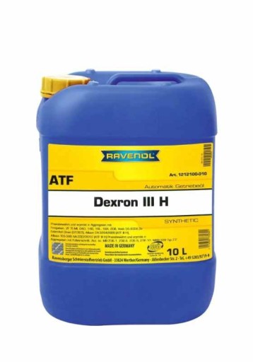 Масло ravenol atf dexron h iii 10л