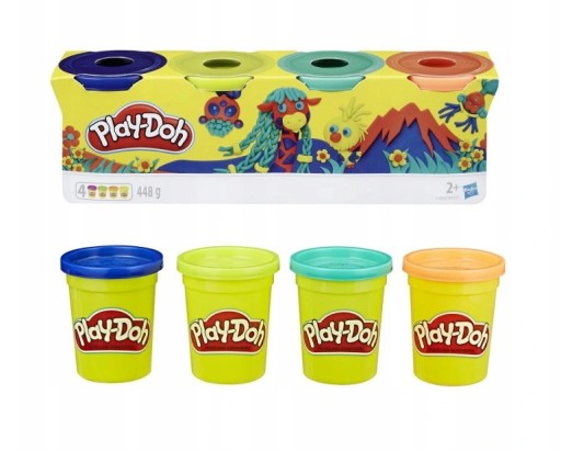 PLAY DOH TORTOLINA 4 TUBY Wild E4867 HASBRO