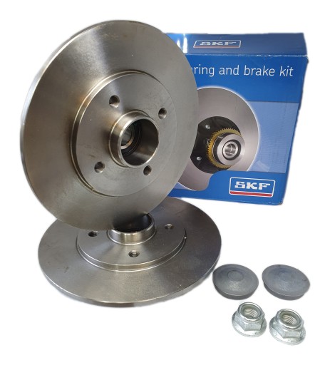 1025 - 2X ЗАДНІ ГАЛЬМІВНІ ДИСКИ RENAULT CLIO II MEGANE І